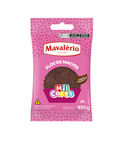 Chocolate Flocos Macio Mavalério Granulado (Mavalerio Soft Flakes Chocolate)