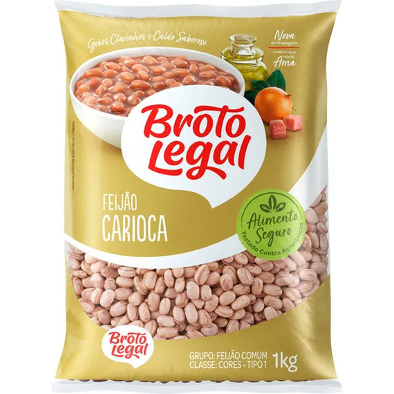 Feijão Carioca Broto Legal ( Feijao Broto Legal Carioca Beans )1kg