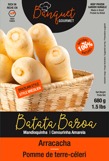 Batata Baroa / Mandioquinha - Banquet Gourmet Aracacha (Baroa) Cenourinha Amarela