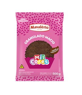 Chocolate Granulado Macio Mavalério (MAVALERIO GRAN SOFT S. CHOCOLATE) 500g