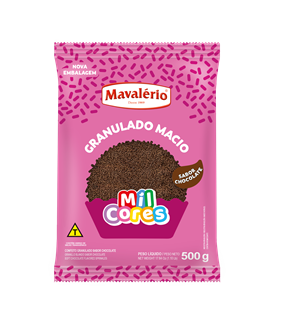 Chocolate Granulado Macio Mavalério (MAVALERIO GRAN SOFT S. CHOCOLATE) 500g