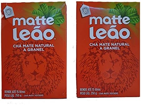 Matte Leão Chá Natural a Granel 250g (Mate Leao Loose Leaf Tea)