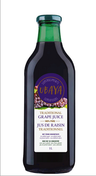 Ubaya Suco de Uva Tradicional/Organico (Ubaya Grape Juice ) 1 L