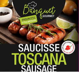 Linguiça Toscana com Pimenta Biquinho Banquet Brazil (Banquet Brazil Toscana with Biquinho pepper Sausage)