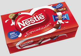 Caixa de Bombons Sortidos Nestle (Nestle Chocolate Assorted Box RED)