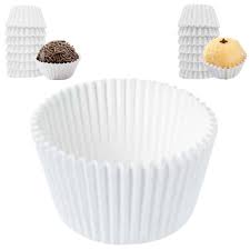 White Cupcake Cup ( Forminha de Papel Branca )