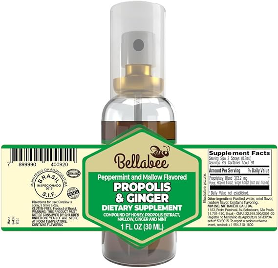 Propolis & Ginger - Propolis Spray 30 ml - Bella Bee