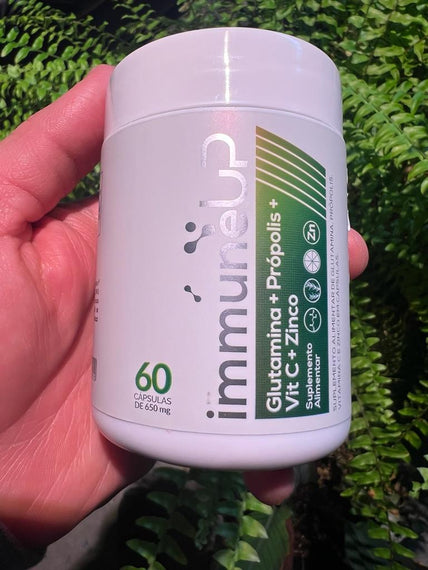 Propolis - Immune UP (Gulutamina+Propolis+Vit C + Zinco) 60 cap. 650mg