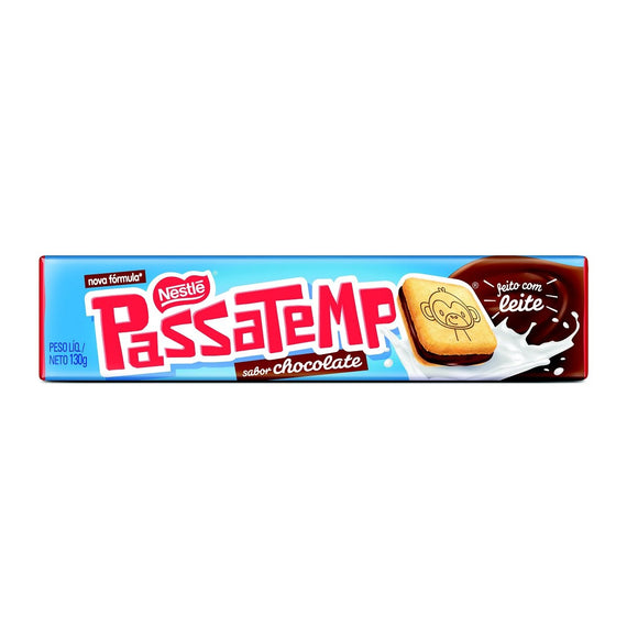 Nestle Passatempo Chocolate Cookie ( Nestle Passatempo Chocolate Recheado )Chocolate