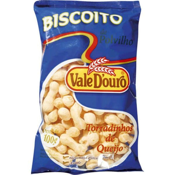 Biscoito de Polvilho Vale D'Ouro QUEIJO ( Vale D'Ouro Salted Cookies)